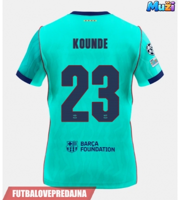 Lacne Muži Futbalové dres Barcelona Jules Kounde #23 2026-27 Krátky Rukáv - Tretina